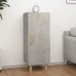 vidaXL Sideboard Betongrau 34,5x34x90 cm Holzwerkstoff