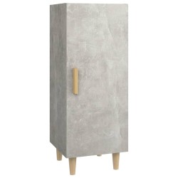 vidaXL Sideboard Betongrau 34,5x34x90 cm Holzwerkstoff
