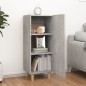 vidaXL Sideboard Betongrau 34,5x34x90 cm Holzwerkstoff