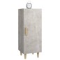 vidaXL Sideboard Betongrau 34,5x34x90 cm Holzwerkstoff
