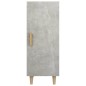 vidaXL Sideboard Betongrau 34,5x34x90 cm Holzwerkstoff