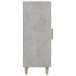 vidaXL Sideboard Betongrau 34,5x34x90 cm Holzwerkstoff