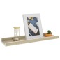 vidaXL Wandregale 4 Stk. Weiß und Sonoma-Eiche 40x9x3 cm vidaXL Wandregale 4 Stk. Weiß und Sonoma-Eiche 40x9x3 cm