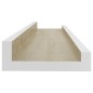 vidaXL Wandregale 4 Stk. Weiß und Sonoma-Eiche 40x9x3 cm vidaXL Wandregale 4 Stk. Weiß und Sonoma-Eiche 40x9x3 cm