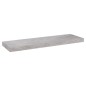 vidaXL Schweberegal Betongrau 80x23,5x3,8 cm MDF vidaXL Schweberegal Betongrau 80x23,5x3,8 cm MDF
