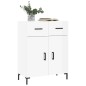 vidaXL Sideboard Hochglanz-Weiß 69,5x34x90 cm Holzwerkstoff vidaXL Sideboard Hochglanz-Weiß 69,5x34x90 cm Holzwerkstoff