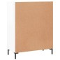 vidaXL Sideboard Hochglanz-Weiß 69,5x34x90 cm Holzwerkstoff vidaXL Sideboard Hochglanz-Weiß 69,5x34x90 cm Holzwerkstoff