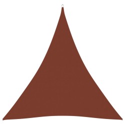 vidaXL Sonnensegel Oxford-Gewebe Dreieckig 4,5x4,5x4,5 m Terrakottarot