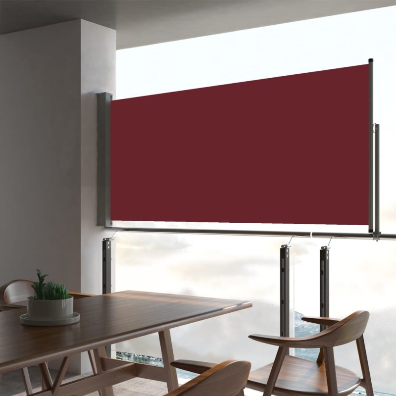 vidaXL Ausziehbare Seitenmarkise 60×300 cm Rot vidaXL Ausziehbare Seitenmarkise 60×300 cm Rot