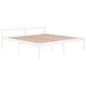 vidaXL Seniorenbett Weiß 200x200 cm Massivholz Kiefer vidaXL Seniorenbett Weiß 200x200 cm Massivholz Kiefer