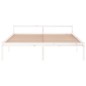 vidaXL Seniorenbett Weiß 200x200 cm Massivholz Kiefer vidaXL Seniorenbett Weiß 200x200 cm Massivholz Kiefer