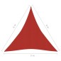 vidaXL Sonnensegel 160 g/m² Rot 5x6x6 m HDPE vidaXL Sonnensegel 160 g/m² Rot 5x6x6 m HDPE