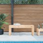 vidaXL Gartenbank 110x38x45 cm Massivholz Kiefer vidaXL Gartenbank 110x38x45 cm Massivholz Kiefer