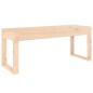 vidaXL Gartenbank 110x38x45 cm Massivholz Kiefer vidaXL Gartenbank 110x38x45 cm Massivholz Kiefer