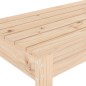 vidaXL Gartenbank 110x38x45 cm Massivholz Kiefer vidaXL Gartenbank 110x38x45 cm Massivholz Kiefer