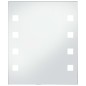 vidaXL Badezimmer-Wandspiegel mit LEDs 50x60 cm vidaXL Badezimmer-Wandspiegel mit LEDs 50x60 cm
