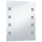 vidaXL Badezimmer-Wandspiegel mit LEDs 50x60 cm vidaXL Badezimmer-Wandspiegel mit LEDs 50x60 cm