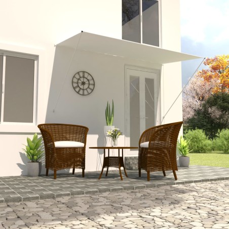 vidaXL Einziehbare Markise 250×150 cm Creme