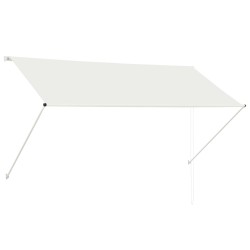 vidaXL Einziehbare Markise 250×150 cm Creme