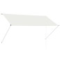 vidaXL Einziehbare Markise 250×150 cm Creme vidaXL Einziehbare Markise 250×150 cm Creme