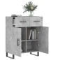 vidaXL Sideboard Betongrau 69,5x34x90 cm Holzwerkstoff vidaXL Sideboard Betongrau 69,5x34x90 cm Holzwerkstoff
