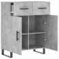 vidaXL Sideboard Betongrau 69,5x34x90 cm Holzwerkstoff vidaXL Sideboard Betongrau 69,5x34x90 cm Holzwerkstoff