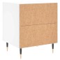 vidaXL Nachttisch Weiß 40x35x47,5 cm Holzwerkstoff vidaXL Nachttisch Weiß 40x35x47,5 cm Holzwerkstoff