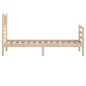 vidaXL Massivholzbett 100x200 cm vidaXL Massivholzbett 100x200 cm