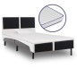 Bett mit Memory-Schaum-Matratze Kunstleder 90×200cm Bett mit Memory-Schaum-Matratze Kunstleder 90×200cm