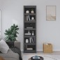 vidaXL Bücherregal Grau 50x35x183 cm Massivholz Kiefer vidaXL Bücherregal Grau 50x35x183 cm Massivholz Kiefer