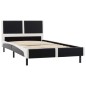 Bett mit Memory-Schaum-Matratze Kunstleder 90×200cm Bett mit Memory-Schaum-Matratze Kunstleder 90×200cm