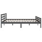 vidaXL Massivholzbett Grau 200x200 cm vidaXL Massivholzbett Grau 200x200 cm