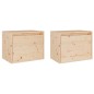vidaXL Wandschränke 2 Stk. 45x30x35 cm Massivholz Kiefer vidaXL Wandschränke 2 Stk. 45x30x35 cm Massivholz Kiefer