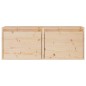 vidaXL Wandschränke 2 Stk. 45x30x35 cm Massivholz Kiefer vidaXL Wandschränke 2 Stk. 45x30x35 cm Massivholz Kiefer
