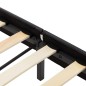 Bett mit Memory-Schaum-Matratze Kunstleder 90×200cm Bett mit Memory-Schaum-Matratze Kunstleder 90×200cm