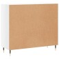 vidaXL Sideboard Hochglanz-Weiß 90x34x80 cm Holzwerkstoff vidaXL Sideboard Hochglanz-Weiß 90x34x80 cm Holzwerkstoff