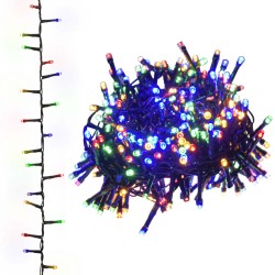 vidaXL LED-Lichterkette mit 3000 LEDs Mehrfarbig 65 m PVC