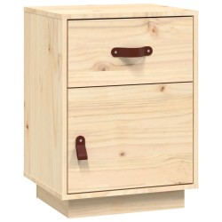vidaXL Nachttisch 40x34x55 cm Massivholz Kiefer