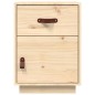 vidaXL Nachttisch 40x34x55 cm Massivholz Kiefer vidaXL Nachttisch 40x34x55 cm Massivholz Kiefer