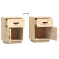 vidaXL Nachttisch 40x34x55 cm Massivholz Kiefer vidaXL Nachttisch 40x34x55 cm Massivholz Kiefer