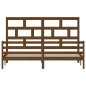 vidaXL Massivholzbett Honigbraun Kiefer 200x200 cm vidaXL Massivholzbett Honigbraun Kiefer 200x200 cm