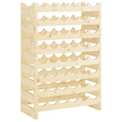 vidaXL Weinregal 65x29x90 cm Massivholz Kiefer
