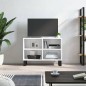 vidaXL TV-Schrank Hochglanz-Weiß 69,5x30x50 cm Holzwerkstoff vidaXL TV-Schrank Hochglanz-Weiß 69,5x30x50 cm Holzwerkstoff
