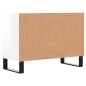 vidaXL TV-Schrank Hochglanz-Weiß 69,5x30x50 cm Holzwerkstoff vidaXL TV-Schrank Hochglanz-Weiß 69,5x30x50 cm Holzwerkstoff