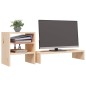 vidaXL Monitorständer 81x20x30 cm Massivholz Kiefer vidaXL Monitorständer 81x20x30 cm Massivholz Kiefer