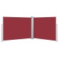 vidaXL Ausziehbare Seitenmarkise Rot 140 x 1000 cm vidaXL Ausziehbare Seitenmarkise Rot 140 x 1000 cm