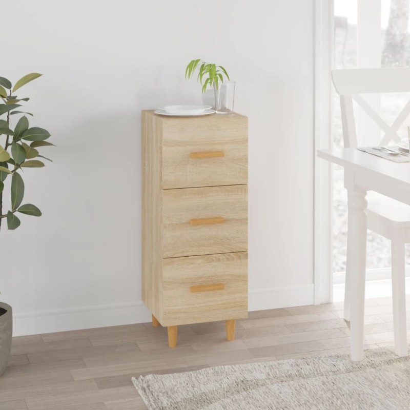 vidaXL Sideboard Sonoma-Eiche 34,5x34x90 cm Holzwerkstoff vidaXL Sideboard Sonoma-Eiche 34,5x34x90 cm Holzwerkstoff