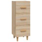 vidaXL Sideboard Sonoma-Eiche 34,5x34x90 cm Holzwerkstoff vidaXL Sideboard Sonoma-Eiche 34,5x34x90 cm Holzwerkstoff