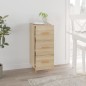 vidaXL Sideboard Sonoma-Eiche 34,5x34x90 cm Holzwerkstoff vidaXL Sideboard Sonoma-Eiche 34,5x34x90 cm Holzwerkstoff