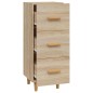 vidaXL Sideboard Sonoma-Eiche 34,5x34x90 cm Holzwerkstoff vidaXL Sideboard Sonoma-Eiche 34,5x34x90 cm Holzwerkstoff